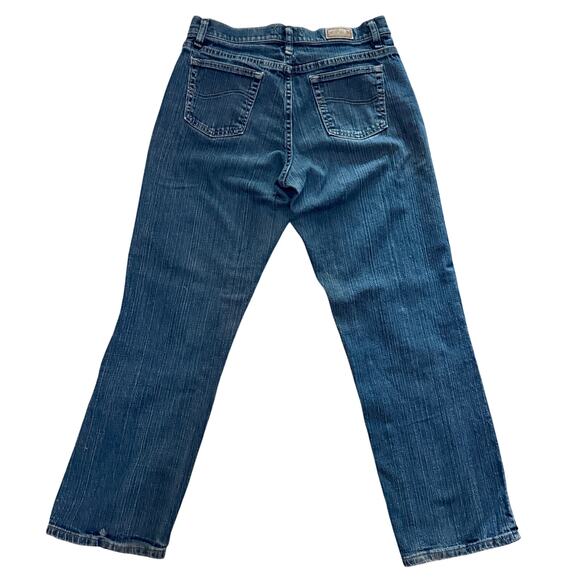 Vintage Lee Relaxed Straight Leg Jeans Womens Size 8S Y2K 90s Grunge Streetwear - Picture 2 of 7